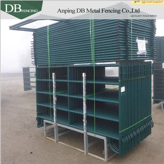 Galvanized and Powder Coated Corrals Panels 10 ft. (L) x 5 ft. (H) 13/4 tubing OD 6 bars