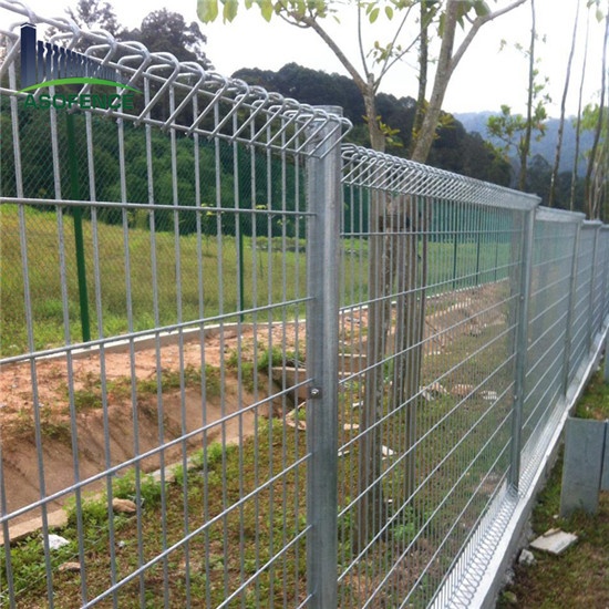 Distinctive New Zealand bow top fence panels for Airport