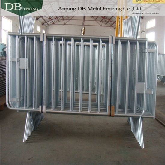 8ft Standard Economy Galvanized Steel Barrier For Crowd Control