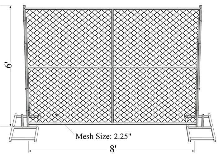 Temporary Construction Chain Link Fence Cost