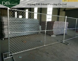 Hot dinpped galvanized chain link fence panels for sale