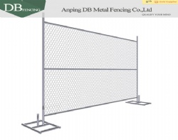 6'x10' portable chain link fence panels with stand for sale