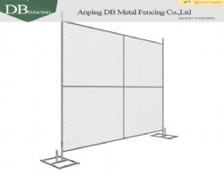 Construction fence / Portable chain link fence panel / temporary fence For Sale