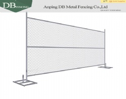 Anti climb garden mesh used chain link field outdoor parking lot temporary fence for sale