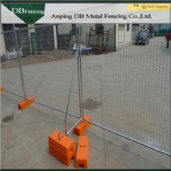 Large stocks of temporary fences in warehouses