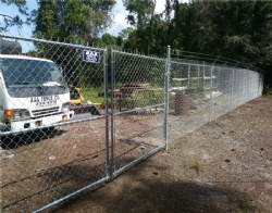 6x10 chain link construction fence panels