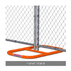 Temporary Chain Link panel fencing providing a sturdy and reliable fence