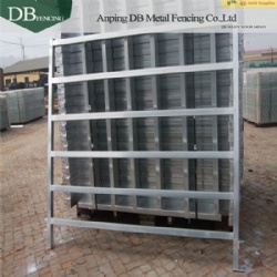 Sturdy and reliable galvanized steel corral panels