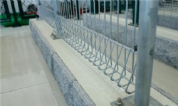 Strong practical 1.5 * 2.5m Roll Top Fence use to New Zealand Schools