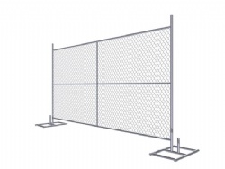 8ft × 12ft Temporary Chain Link Fence
