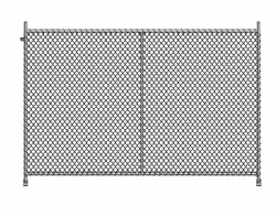 Low construction barrier 0range mesh chainlink 3.0x1.1m